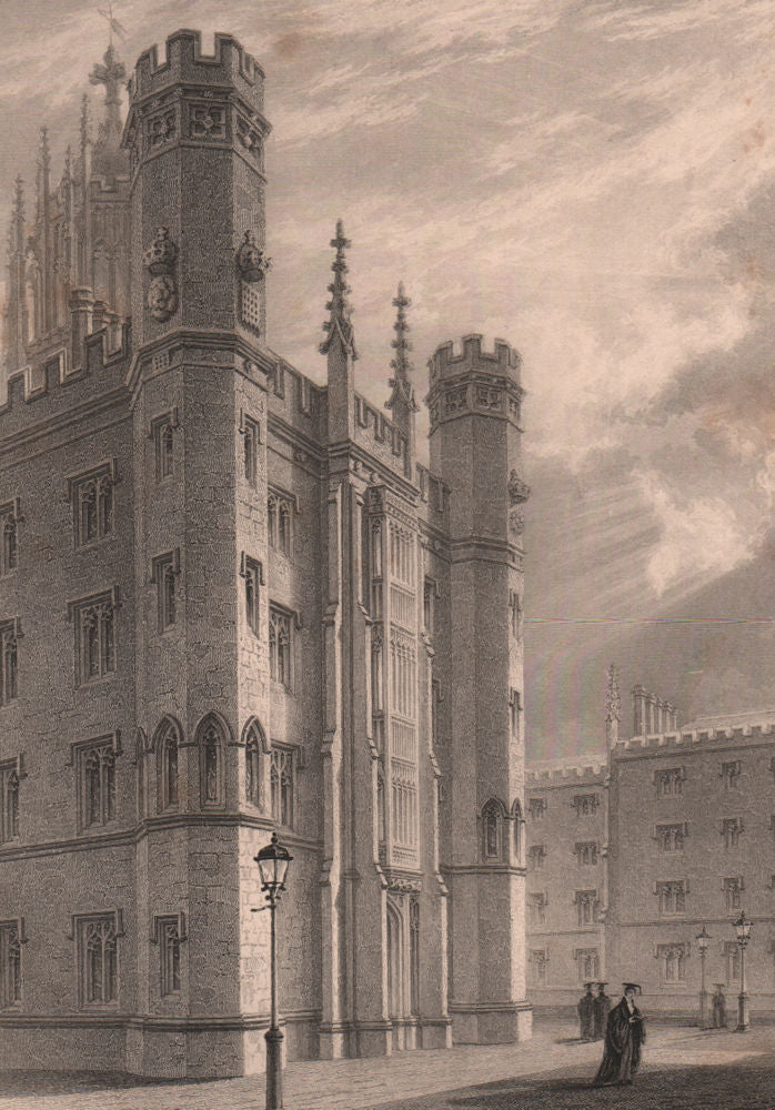 New Buildings, ST. JOHN'S COLLEGE, within the Cloisters, Cambridge. LE KEUX 1841